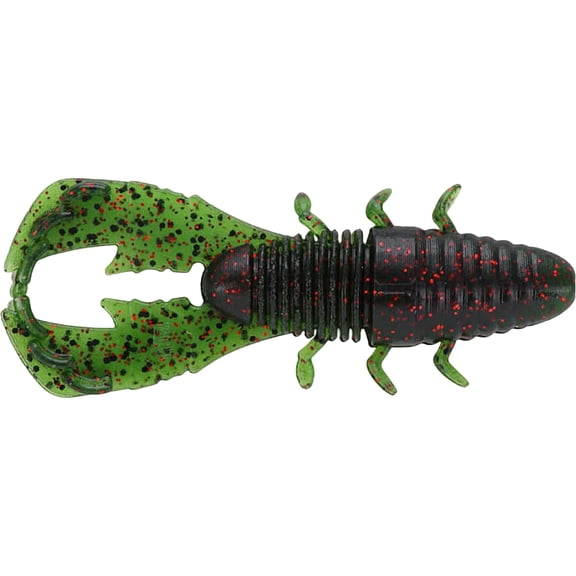 Yamamoto Yama Bug 3.75" Creature Watermelon Black and Red Flake