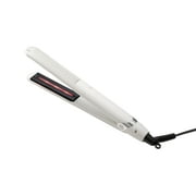 YA-MAN SPA STYLER  Professional Tourmaline-Coated Ceramic Flat Iron and Curler 2 in 1, Anti-Static Technology, White