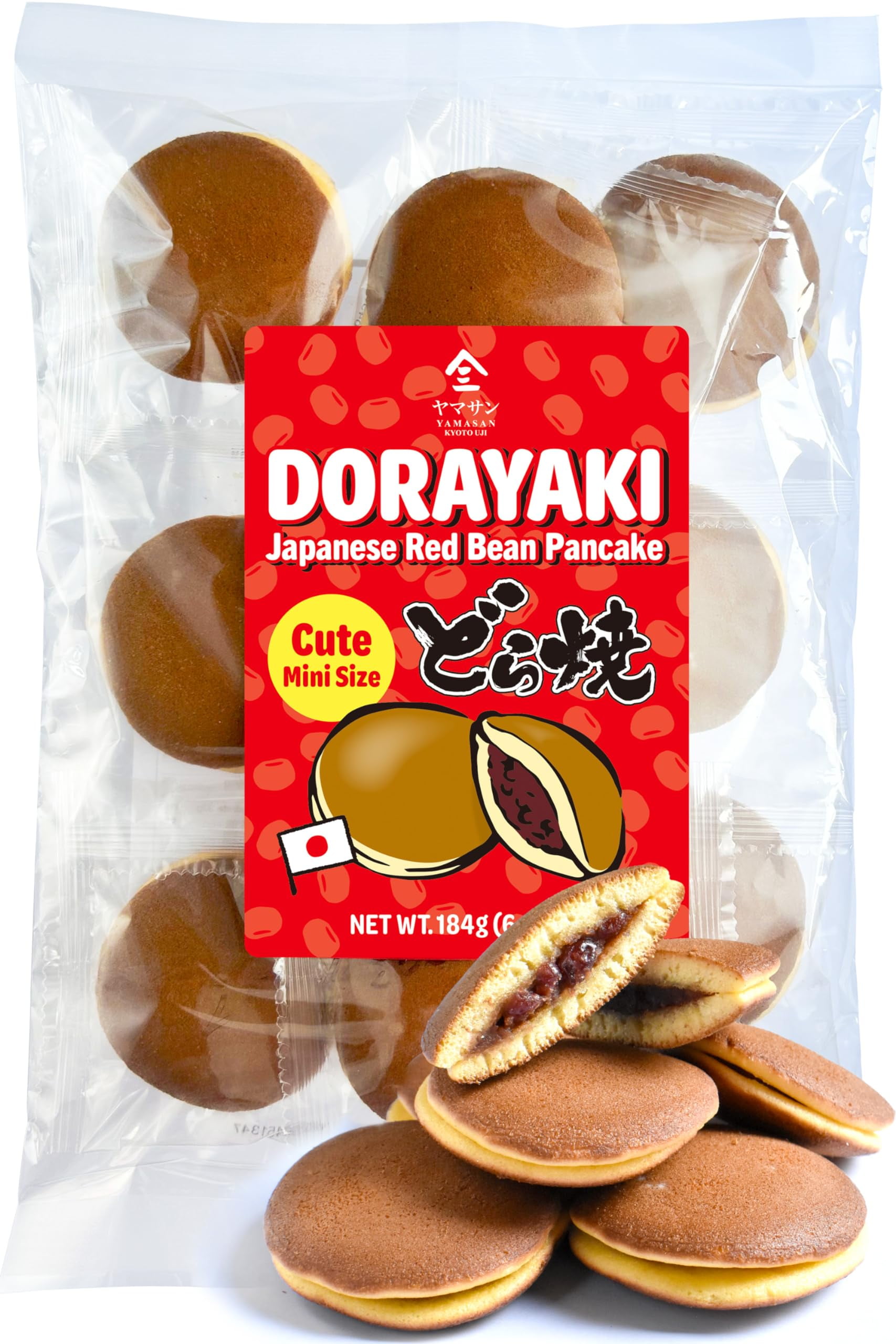 YAMASAN KYOTO UJI Dorayaki Japanese HYZ01 Red Bean Pancake,Traditional