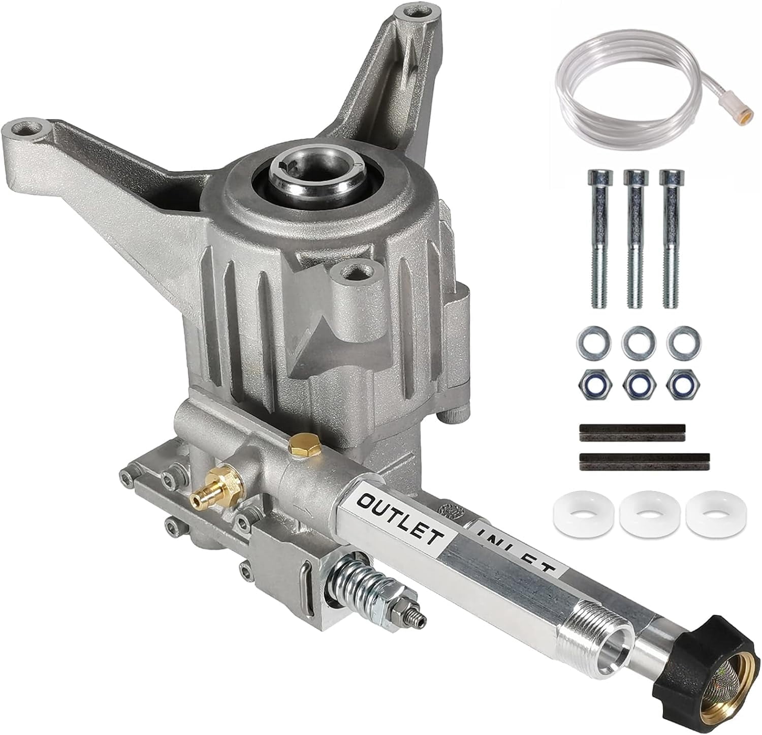 YAMATIC Pressure Washer Pump, 2200–2500 PSI @ 2.2 GPM, Front Inlet ...
