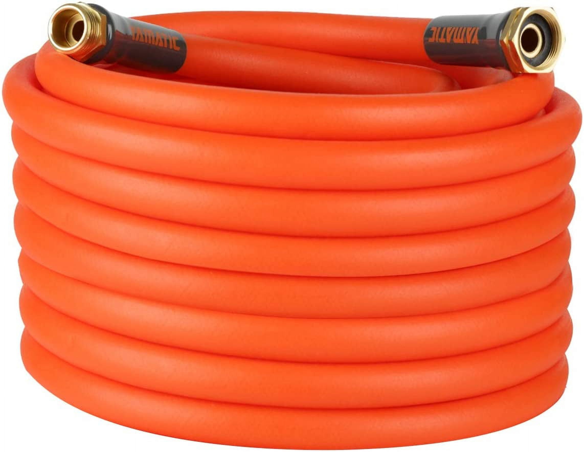 YAMATIC Garden Hose 5/8 in x 50 ft, Heavy Duty Garden Hose Burst 600 PSI, Super Flexible Water Hose