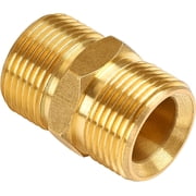 YAMATIC Pressure Washer Hose Connector, Solid Brass M22-14mm Male Coupler Adapter, 5000 PSI Extension Fitting, 1 Pack