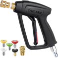 thumbnail image 1 of YAMATIC Pressure Washer Gun with 3/8" Swivel Quick Connector, High Power Washer Handle with M22-14mm & M22-15mm Adapter Replacement for Ryobi, Simpson, Craftsman, Troy Bilt and More (4000 PSI, 8 GPM), 1 of 8