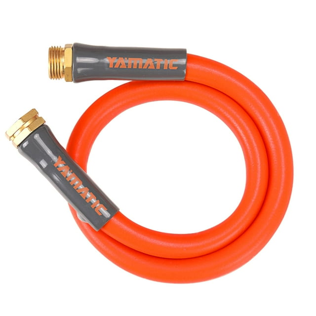 YAMATIC Short Garden Hose 5/8 in x 3 ft, Heavy Duty water hose