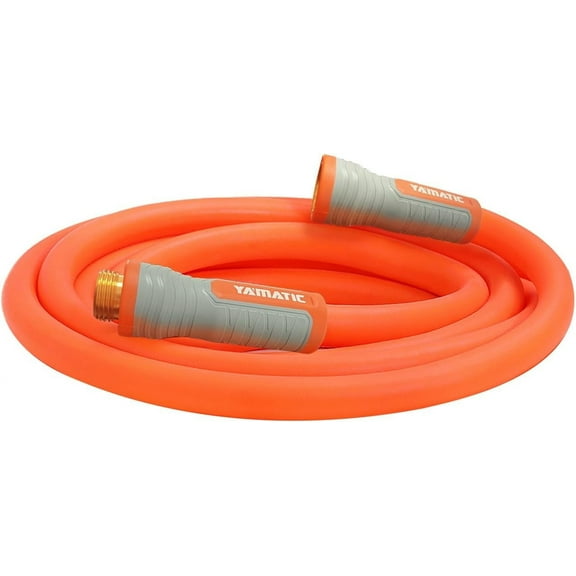 YAMATIC Short Garden Hose 5/8'' x 10 ft Flexible Leader Hose, Heavy Duty, Burst 600 PSI