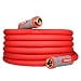 YAMATIC 30 ft x 5/8" Garden Hose, 360 Swivel Brass Fittings, Hybrid Polymer