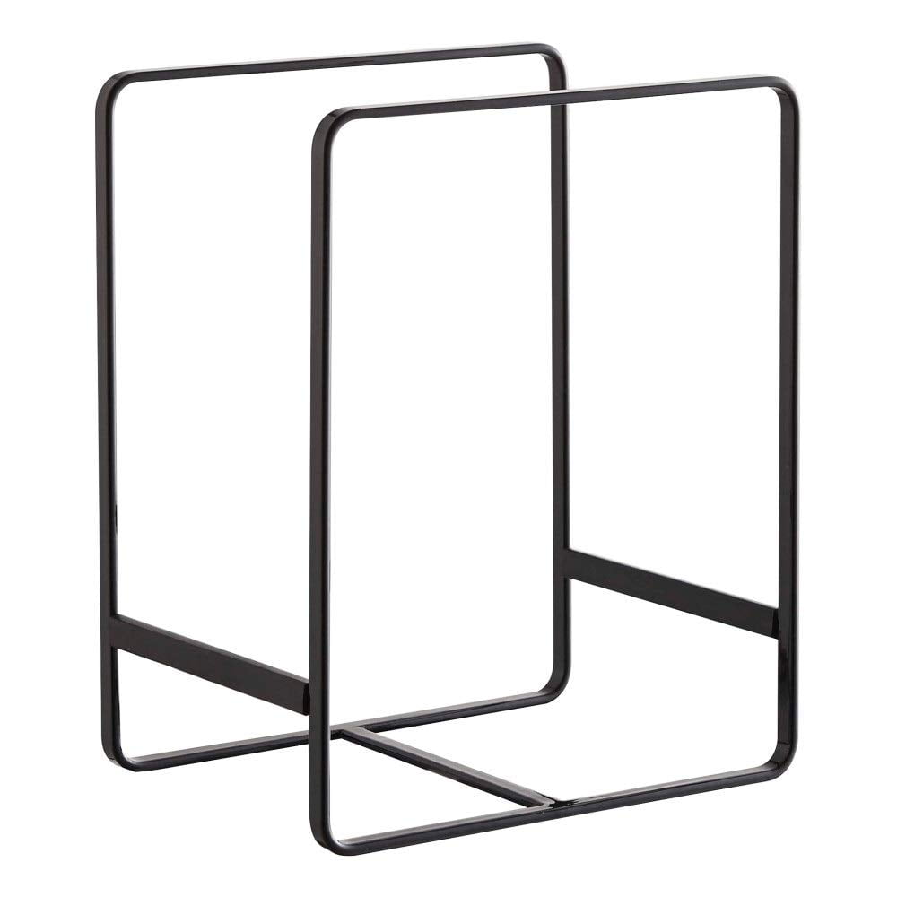 Large Black Steel Plate Holder Dish Rack