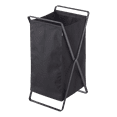 thumbnail image 1 of Yamazaki Home Laundry Hamper, Black, Steel, 10.9 gallons, 45 liters, Supports 11 pounds, Collapsible, Handles, No Assembly, 1 of 6