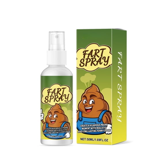 YAMB 50ml Liquid Fart Spray with Realistic Smell, Natural Ingredients Safe Prank Spray for Parties, Non Irritating Formula for Party Interaction, Holiday Trick Games, Friend Gathering Pranks