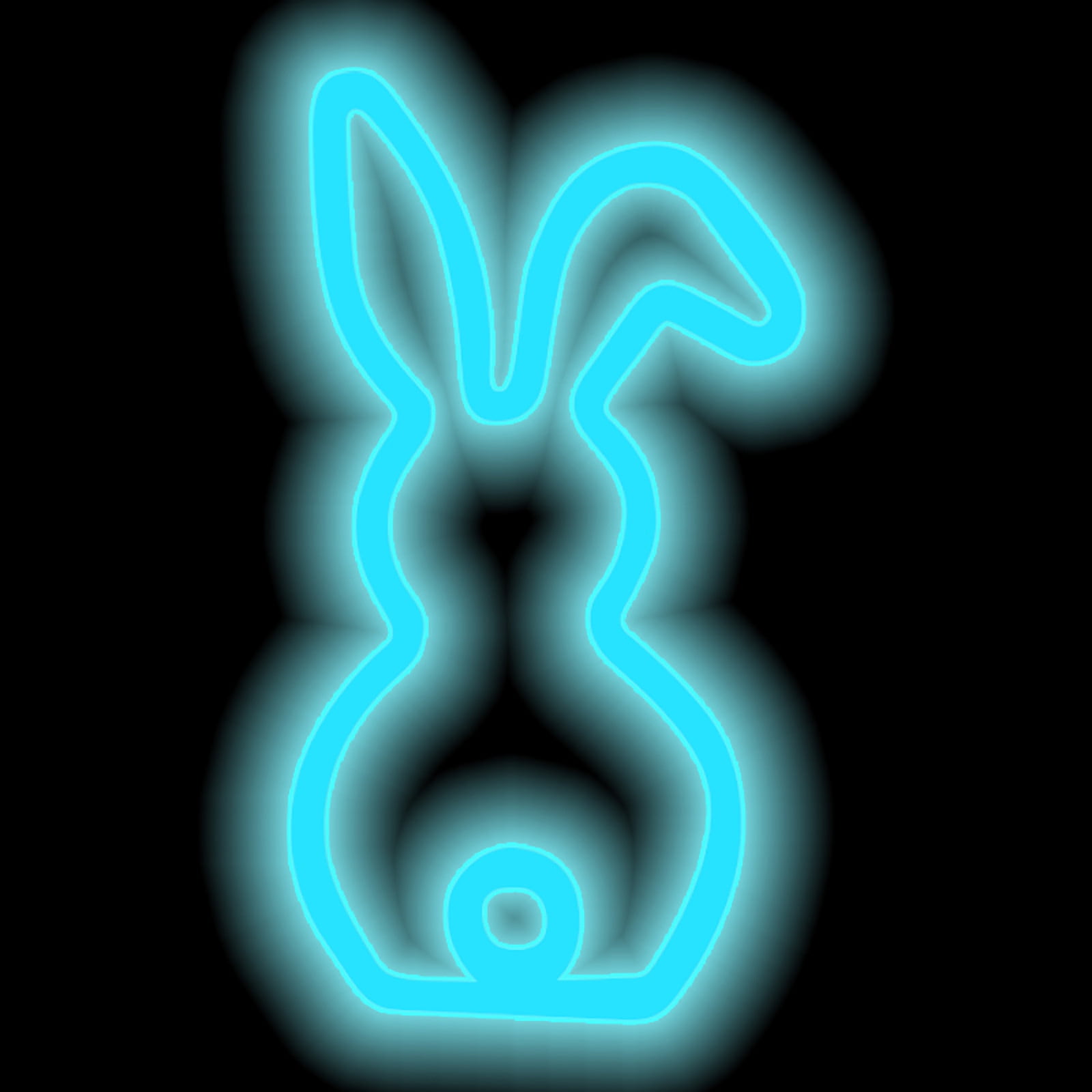 YAMB Bunny Neon Lights,Easter Decoration Rabbit with LED Lights,Easter ...