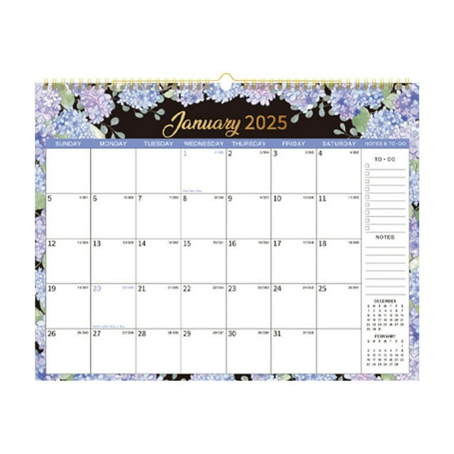 YAMB Calendar 2025 Wall Calendar 2025,2025 Calendar with Thick Paper