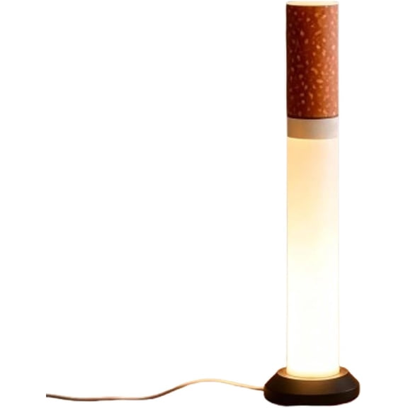 YAMB Cigarette Lamp Ambient Night Light, Oversized Cigarette Shaped Decorative Lamp with Warm Glowing, LED Ambient Lantern for Creative Spaces Bedside Office Playful Conversation Starter Art Piece