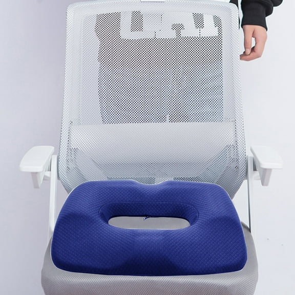 YAMB Donut Pillow, Large Seat Cushion for Relief Tailbone Pain, Bed Sores, Prostate, Coccyx, Sciatica, Pregnancy, Postpartum, Ergonomic Design