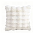 thumbnail image 1 of YAMB Faux Throw Pillow with Insert, 17.7"x17.7" Soft Textured Decorative Cushion, Ready-To-Use Solid Color Hugging Pillow for Sofa Couch Bedroom Living Room Home Decor, 1 of 7