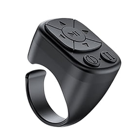YAMB Fingertip Wireless Bluetooth Remote Control,Scrolling Ring for iPhone,Tk Scrolling Ring,Bluetooth Page Turner,Rechargeable Fingertip Camera Remote Scroll Ring for iOS/Android/Ipad,Ring Rc