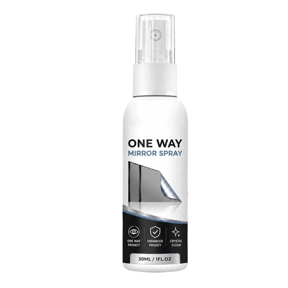 YAMB One-Way Mirror Window Tint Spray, Daytime Privacy Reflective Coating for Blocking Outside View, Portable Compact Cleaners for Bathroom Bedroom Office Car Glass, 30ml