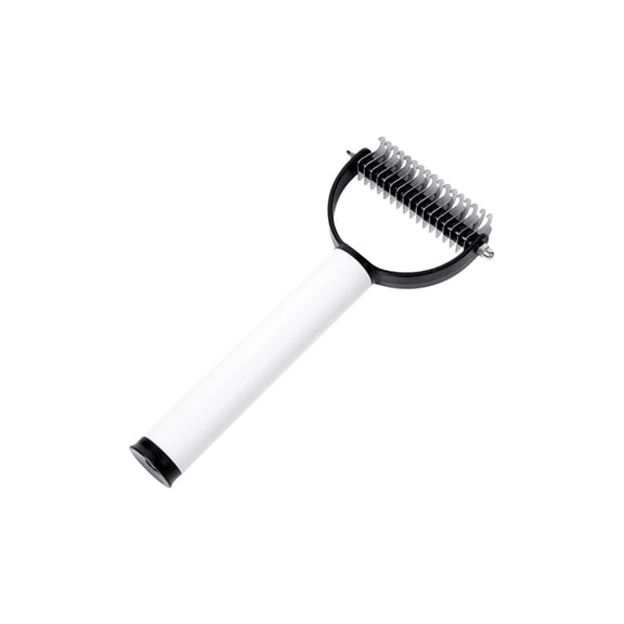 YAMB Pet Double-Sided Knot Comb, Pet Pro Grooming Tool for Removes Mats Tangles & Loose Hair, Suitable for Long-haired Dogs & Cats Small Large Breeds Practical Undercoat Deshedding Tool