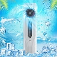 thumbnail image 1 of YAMB Portable Evaporative Cooling Fan, USB Powered 6 Wind Speeds Timer Desktop Chiller with Fine Mist Humidifier & Display Screen, Low Noise Air Cooler with Water Tank for Office Bedroom Use, 1 of 5