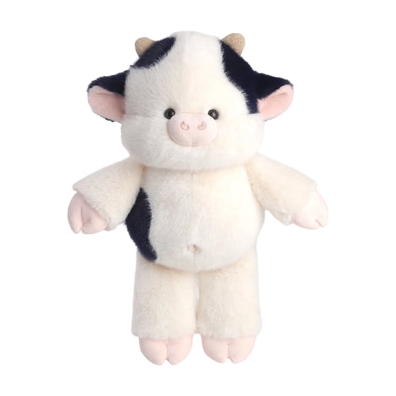 YAMB Soothing Fox Pig Cow Plush Doll, Comfort Hugging Plush Throw Pillow, Cartoon Decor Ornament, Free Size Stuffed Companion for Adults, Suitable for Bedroom Sofa Living Room Decoration