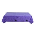 thumbnail image 1 of YAMB Spider Web Tablecloth for Halloween Party Decorations, Plastic Halloween Table Covers 54''x110'' Purple, Spill-Proof Spider Web Table Cloth for Halloween Decor, 1 of 5