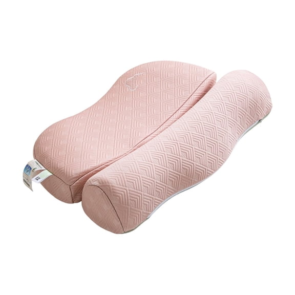 YAMB Summer Cool-Front Silk Pulling Pillow, Breathable Ergonomic Sleeping Pillow with Removable Pillowcase, Soft Support Neck Rest Cushion for Side Back Stomach Sleeper Home Bedroom Rest Use