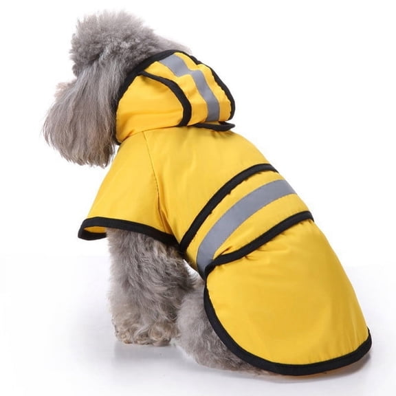YAMUZONG Dog Raincoat With Hood Reflective for Small Medium Dog