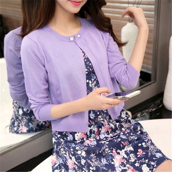 YAMXUN high quality Spring autumn sweater women cardigan sweater Solid color One button women's YAMXUN sweater ZY825