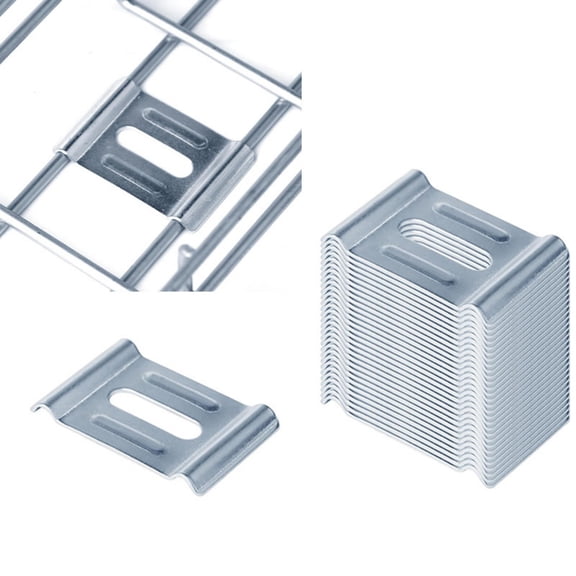 YANDE-30 Pack Cable Raceways Hold Down Clamp, Support Washer Fit 4mm - 6mm Wire Dia Basket Wire Mesh Cable Tray