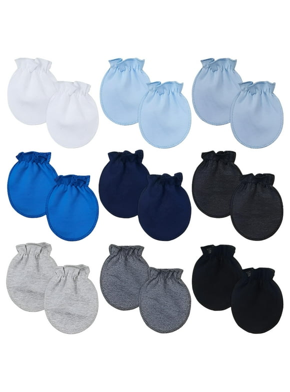 YANDISYDIA Unisex Anit-scratch Mittens, 9 Pieces