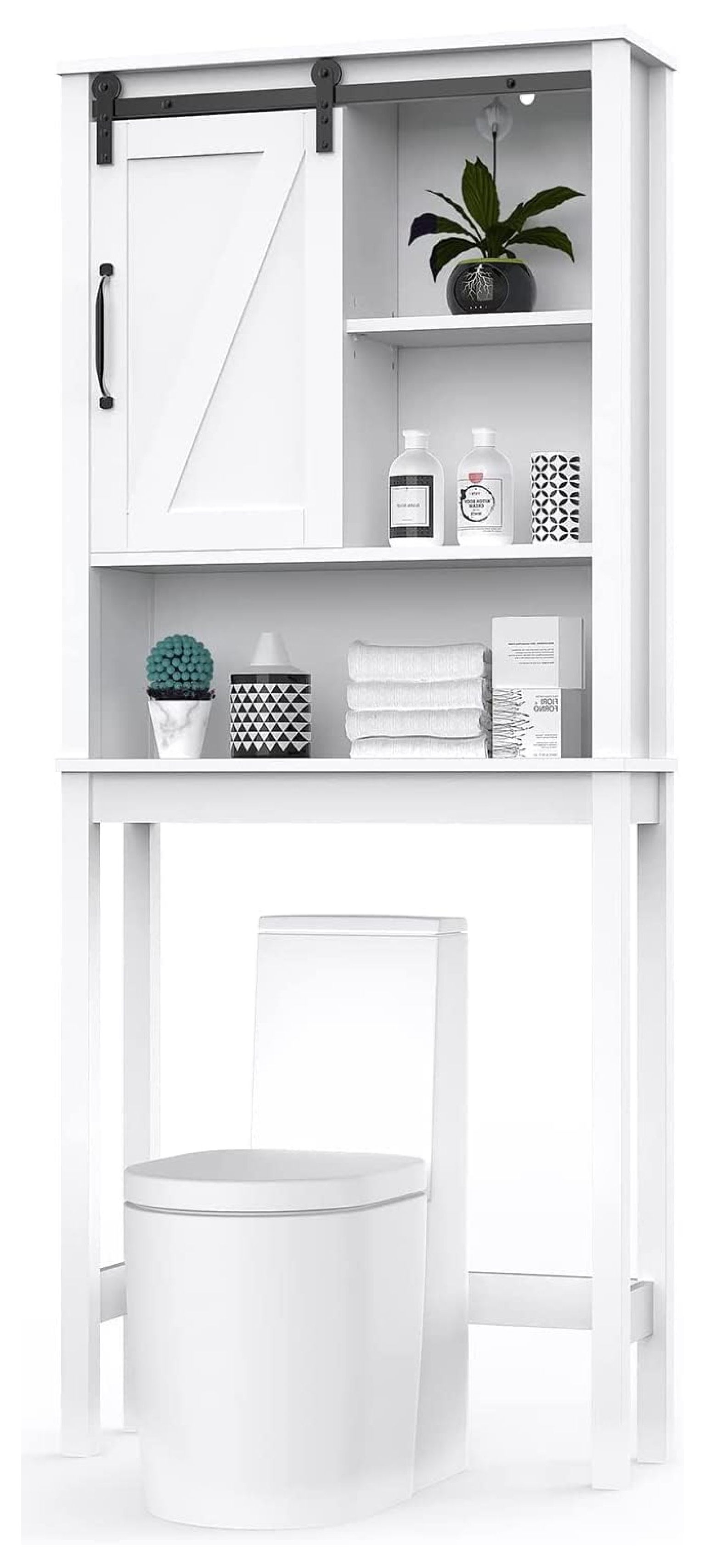 YANFEN Over The Toilet Storage Freestanding Bathroom Organizer