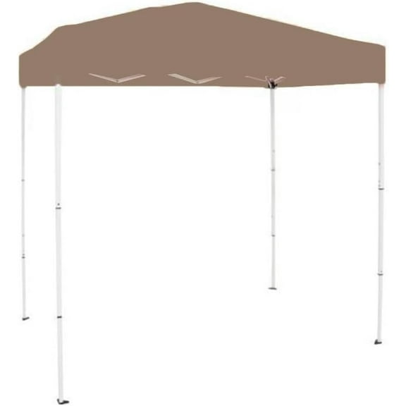 YANG2 Custom Fit Replacement Canopy Top Cover Compatible with The 4' x 6' Pop Up Canopy - Upgraded Performance RipLock 350 Fabric-Nutmeg