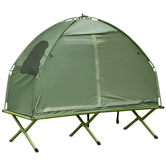 YANG2 Portable 1 Person Raised Camping Tent Cot Combination for Fishing and Hunting