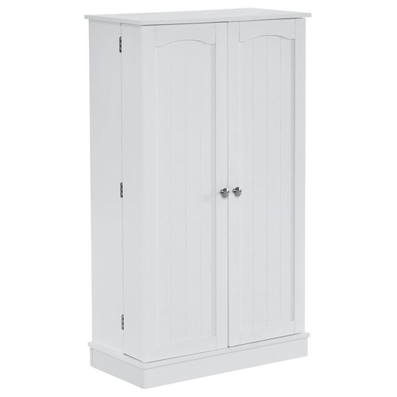 YANG2 Premium Freestanding Kitchen Pantry - Spacious Storage Food Cabinet Cupboard Equipped with Multiple Adjustable Shelves and Sturdy Doors, Constructed from High - Quality Materials