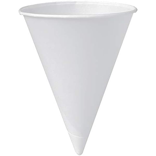 YANG97 6RB2050 6 oz White Paper Cone Cups (Case of 5000)