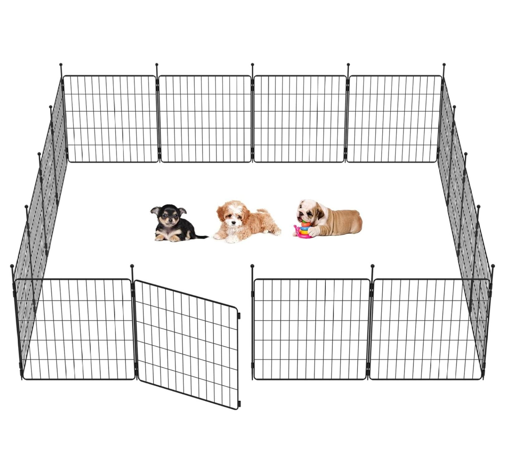 YANG97 MiniPaws Dog Playpen Designed for Puppies/Small Dogs, Expandable