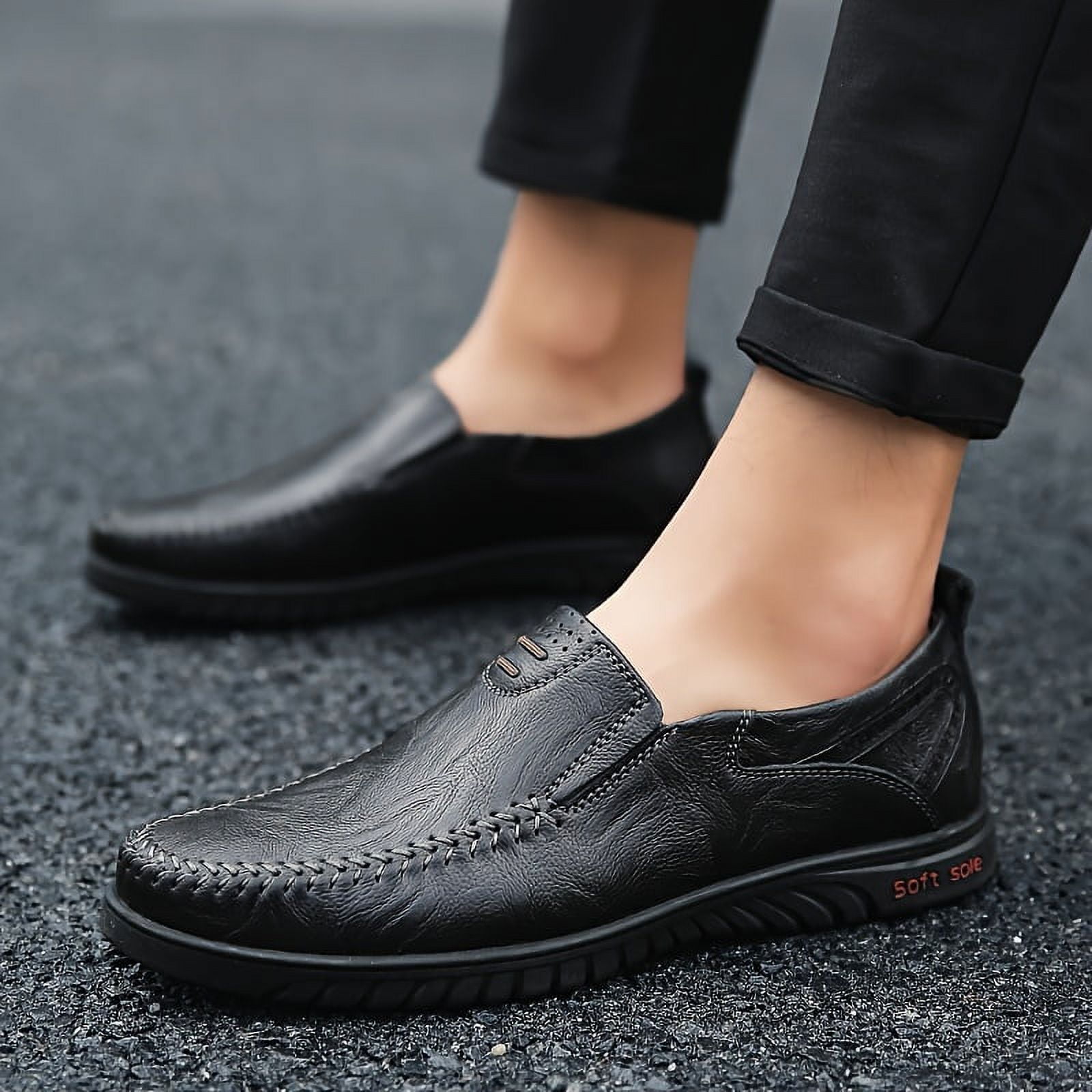 YANGCYY Elegant and Timeless Classic Men‘s Penny Loafers Perfect for