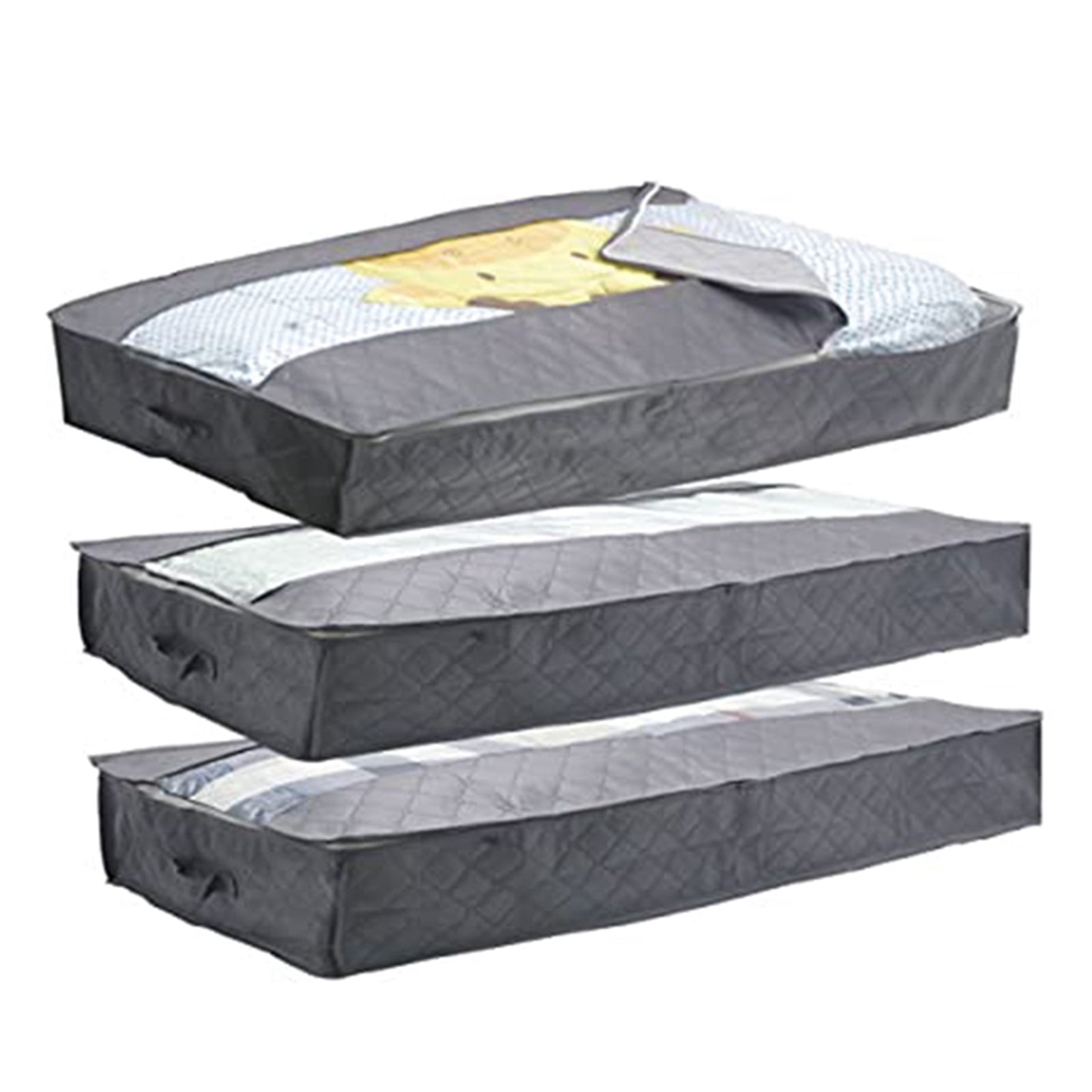 YANGJD Storage Bed Box Clothes Storage Bed Box for Duvets, Clothes ...
