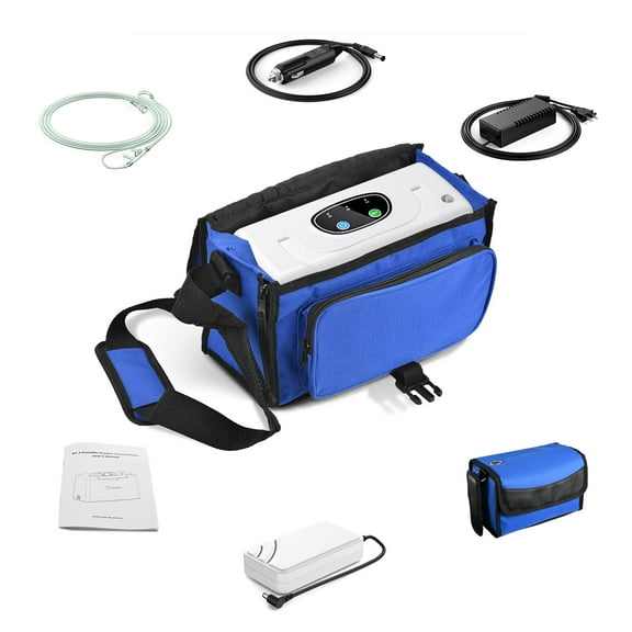 YANGKING  Compact Upgraded 3/&Lo2xygen& Tube Machine Out Portable OO2 Concentrator for Travel Home Use (Rugged Design1) I97