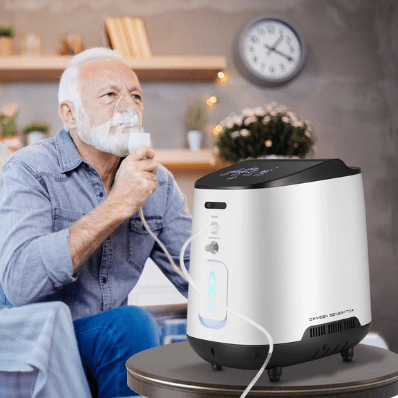 YANGKING Varon105 Portable O2XY Tube Cup Generator/for homeUse& Compact Design for Home Travel Use, Concentrator 7L-1-Household