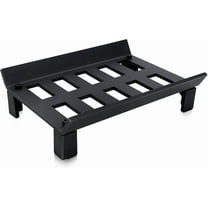 YANGLI 13-Inch Fireplace Grate, Heavy Duty Wrought Iron Log Holder for Indoor Chimney & Outdoor Fire Pit