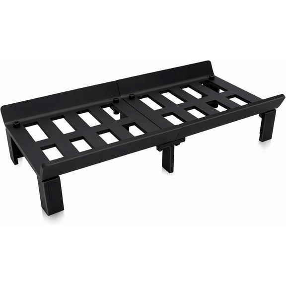 YANGLI 20-Inch Fireplace Grate, Heavy Duty Wrought Iron Log Holder for Indoor Chimney & Outdoor Fire Pit