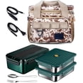 thumbnail image 1 of YANGLI 80W Electric Lunch Box with 1.8L Container & Insulated Cooler Bag, 1 of 5