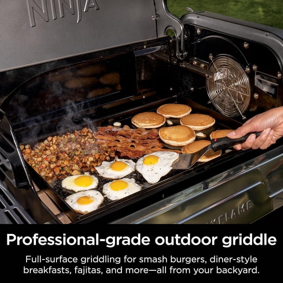 YANGLI FlexFlame Full Griddle, Carbon Steel with Grease Drain, Rust-Resistant