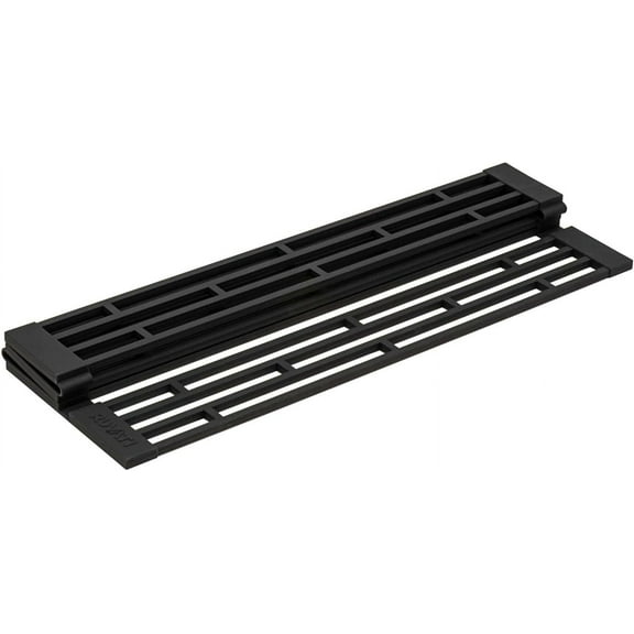 YANGLI Silicone Coated Foldable Drying Rack for Workstation Sinks, Dish Mat Trivet with Window Pane Design