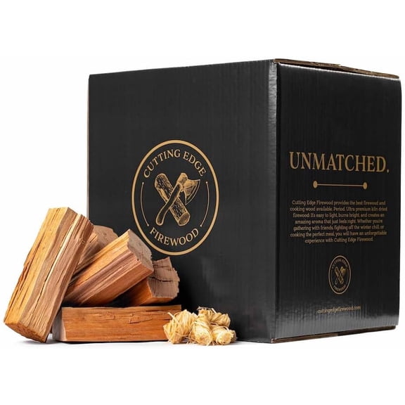 YANGLI Wild Cherry Firewood Box, Premium Cherry Wood with Sweet Aroma, Sustainably Sourced