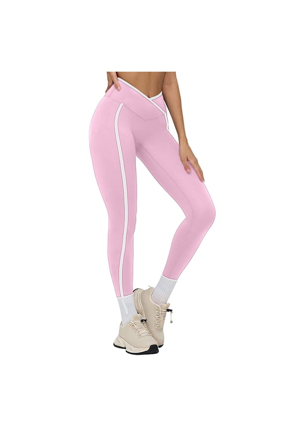 Leggings for Women Seamless High Waisted Tummy Control Workout Yoga Pants Trendy Bootcut Casual Slimming Workout Compression Tights