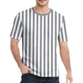 thumbnail image 1 of YANGXINX Mens Striped T Shirt Color Block Summer Casual Short Sleeve Crew Neck Tee Soft Breathable Daily Wear Comfort Fit Tops, 1 of 4