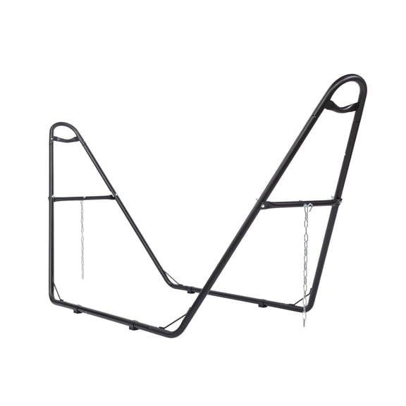YANGXUN Black Heavy Duty Iron Hammock Stand for All Hammock Types Quick Assembly Hammock Support Stand