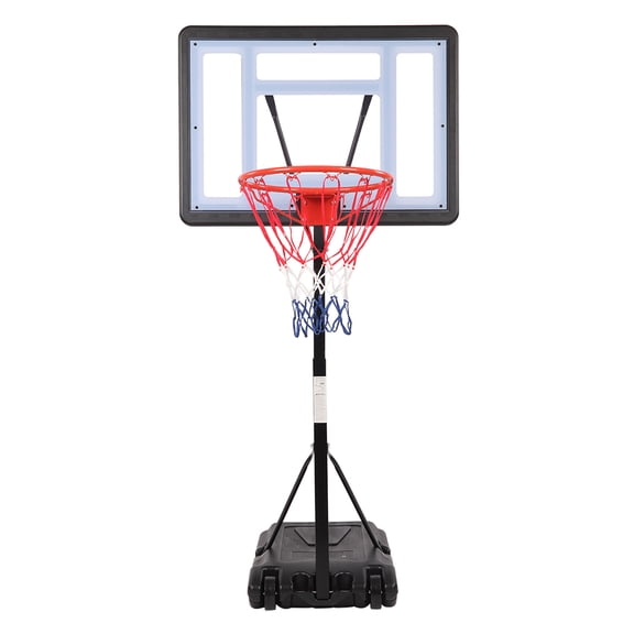 YANGXUN Portable Poolside Basketball Hoop System Movable Swimming Pool Game with Adjustable Height and Weighted Base Blue Gradient