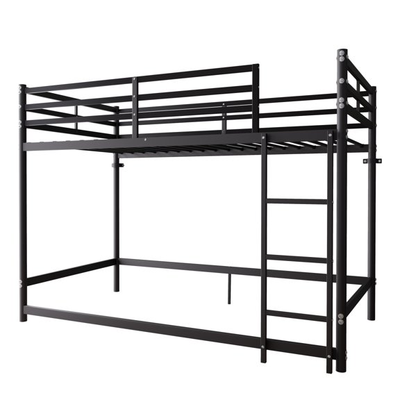 YANGXUN Two-Tier Stackable Sleeping Frame with Access Ladder & Full Surround Safety Barriers